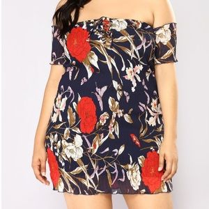 Off the shoulder dress